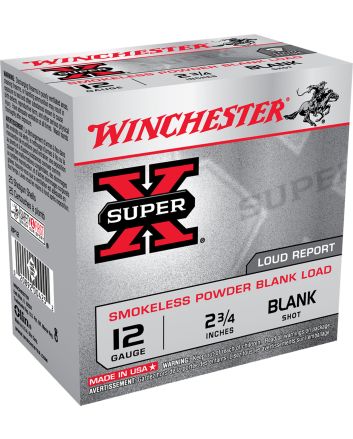 Winchester Ammo XP12 Super X Blank 12Gauge 2.75" 25 Per Box/10 Case