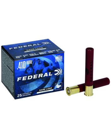 Federal H4136 Game-Shok High Brass 410Gauge 3" 11/16oz 6Shot 25 Per Box/10 Case
