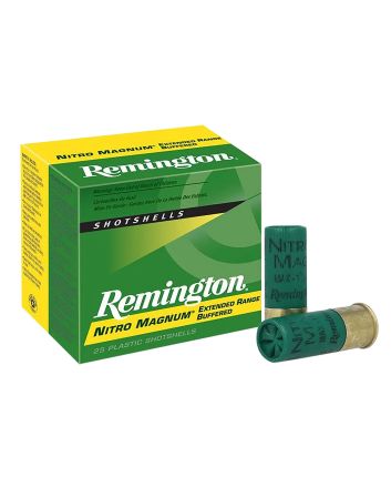 Remington Ammunition 26684 Nitro Magnum12Gauge 3" 1 7/8oz 4Shot 25 Per Box/10 Case
