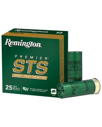 Remington Ammunition 20114 Premier STS12 Gauge 2.75" 1 1/8 oz 8.5 Shot 25 Per Box/ 10 Cs