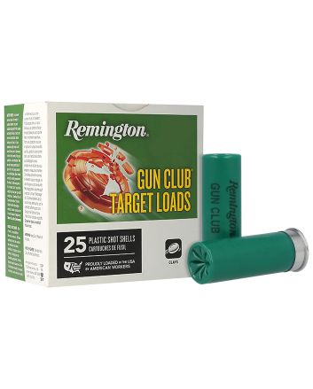 Remington Ammunition 20230 Gun Club12Gauge 2.75" 1 1/8oz 8Shot 25 Per Box/10 Case