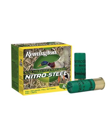 Remington Ammunition 20864 Nitro-Steel High Velocity 12Gauge 3" 1 3/8oz 4Shot 25 Per Box/10 Case