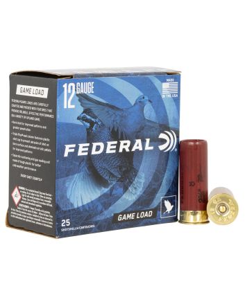 Federal H1218 Game-Shok Upland 12Gauge 2.75" 1oz 8Shot 25 Per Box/10 Case