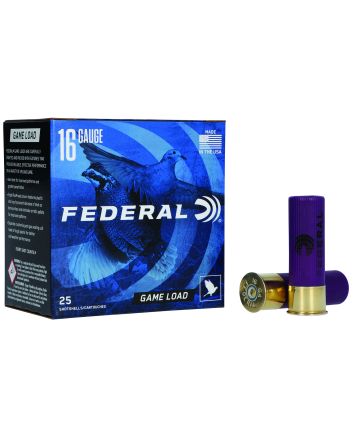 Federal H1608 Game-Shok Upland 16Gauge 2.75" 1oz 8Shot 25 Per Box/10 Case