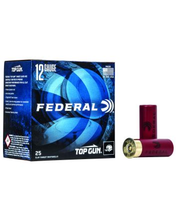 Federal TG128 Top Gun12Gauge 2.75" 1 1/8oz 8Shot 25 Per Box/10 Case