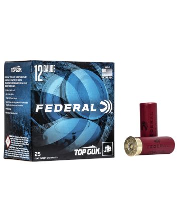 Federal TGL128 Top Gun12Gauge 2.75" 1 1/8oz 8Shot 25 Per Box/10 Case