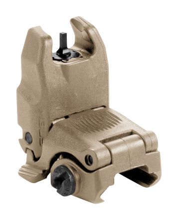 Magpul MAG247-FDE MBUS Sight FrontBlack Folding for AR-15/M16