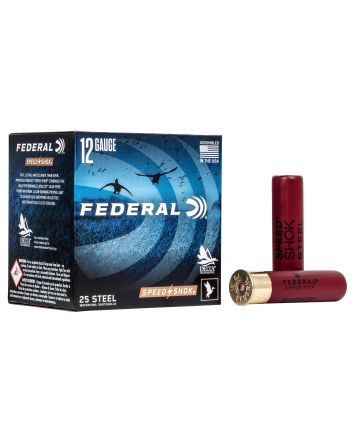 Federal WF1332 Speed-Shok12Gauge 3.50" 1 3/8oz 2Shot 25 Per Box/10 Case