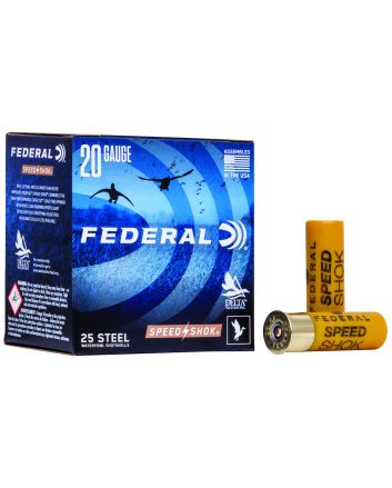 Federal WF2084 Speed-Shok20Gauge 2.75" 3/4oz 4Shot 25 Per Box/10 Case