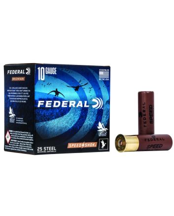 Federal WF107BBB Speed-Shok10Gauge 3.50" 1 1/2oz BBBShot 25 Per Box/10 Case