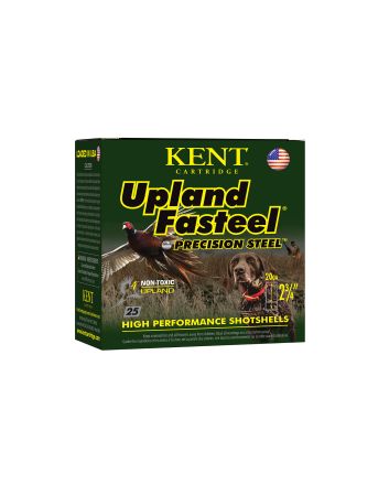 Kent Cartridge K202US245 Upland Fasteel20Gauge 2.75" 7/8oz 5Shot 25 Per Box/10 Case