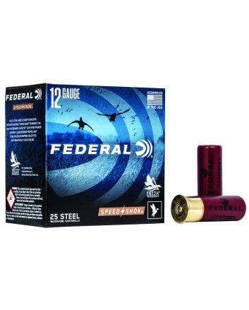 Federal WF1454 Speed-Shok12Gauge 2.75" 1 1/8oz 4Shot 25 Per Box/10 Case