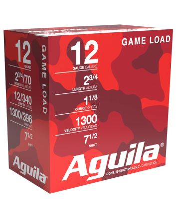 Aguila 1CHB1327 Competition Game &amp; Target 12Gauge 2.75" 1oz 7.5Shot 25 Per Box/10 Case