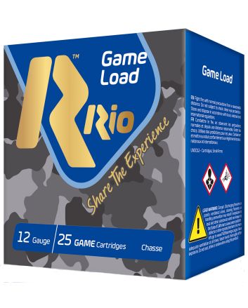 Rio Ammunition SG328 Game Load Super Game High Velocity 12Gauge 2.75" 1 1/8oz 8Shot 25 Per Box/10 Case