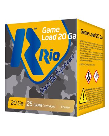 Rio Ammunition RC208 Game Load20Gauge 2.75" 1oz 8Shot 25 Per Box/10 Case