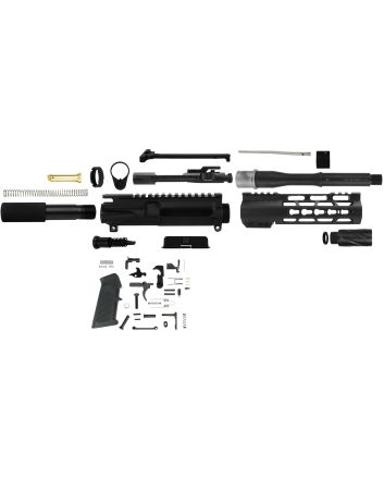 TacFire SSPK300LPK7K AR-15 Pistol Build Kit KeyMod 300 Blackout Black Steel