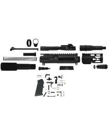 TacFire SSPK9MMLPK4K AR Build Kit KeyMod 9mm Luger Black Steel