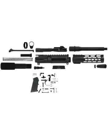TacFire SSPK9MMLPK7K AR Build Kit KeyMod 9mm Luger Black Steel