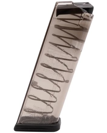 ETS Group GLK20 Pistol Mags15rd 10mm Auto Compatible w/ Glock 20/29/40 Clear Polymer