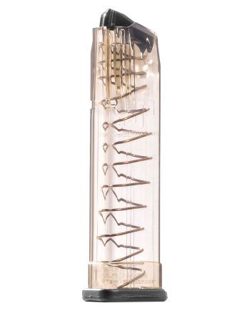 ETS Group SW9MP21 Pistol Mags21rd 9mm Luger for S&amp;W M&amp;P (Except Shield Variant) Clear Detachable