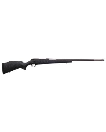 Weatherby MAM01N338LR8B Mark V Accumark 338 Lapua Mag 3+1 26" Barrel, Matte Blued Metal Finish, Gray Webbed Black Fixed Monte Carlo Stock