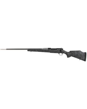 Weatherby MAM01N300WL8B Mark V Accumark 300 Wthby Mag 3+1 26" Barrel, Graphite Black Cerakote Metal Finish, Gray Webbed Black Fixed Monte Carlo Stock Left Hand