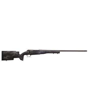 Weatherby MAP01N65RWR6B Mark V Accumark Pro 6.5 Wthby RPM 4+1 24" Barrel, Tungsten Gray Cerakote Finish, Black with Gray Sponge Pattern Accents Carbon Fiber Stock