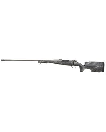 Weatherby MAP01N257WL8B Mark V Accumark Pro 257 Wthby Mag 3+1 26" Barrel, Tungsten Gray Cerakote Finish, Black with Gray Sponge Pattern Accents Carbon Fiber Stock Left Hand