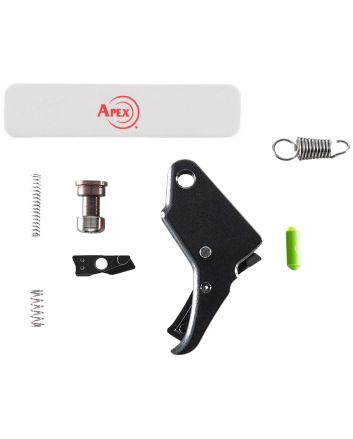 Apex Tactical 100051 Action Enhancement Trigger &amp; Duty/Carry Kit 9mm Luger/40 S&amp;W Black Drop-In Fits S&amp;W M&amp;P Shield