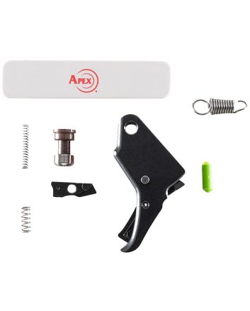 Apex Tactical 100171 Action Enhancement Trigger &amp; Duty/Carry Kit Black Drop-In Fits S&amp;W M&amp;P Shield 2.0 9/40