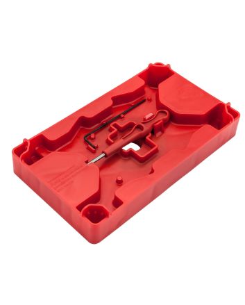 Apex Tactical 104110 Armorer's Tray &amp; Pin PunchRed Polymer Pistol