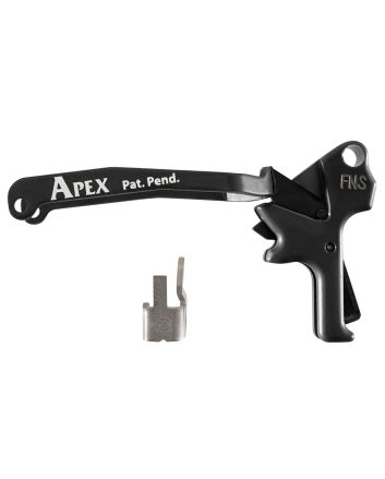 Apex Tactical 119114 Action Enhancement Kit Black Drop-In Trigger Fits FN FNS/FNS Longslide