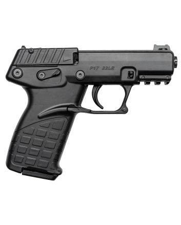 Kel-Tec P17BLK P17Compact Frame 22 LR 16+1 3.80" Black Steel Threaded Barrel, Black Serrated Slide, Black Polymer Frame w/Picatinny Rail, Textured Grip, Ambidextrous