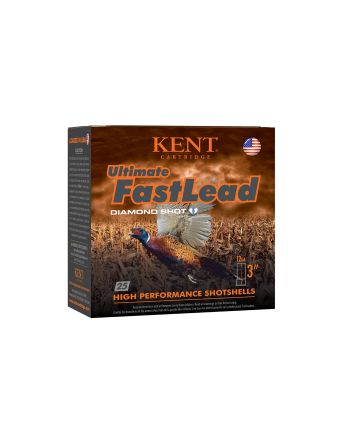 Kent Cartridge K123UFL504 Ultimate Fast Lead 12Gauge 3" 1 3/4oz 4Shot 25 Per Box/10 Case