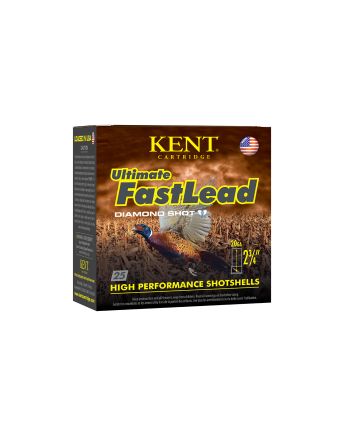 Kent Cartridge K202UFL286 Ultimate Fast Lead 20Gauge 2.75" 1oz 6Shot 25 Per Box/10 Case