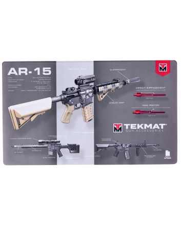 TekMat TEK42AR15WPD AR-15 Weapons Platform Design Door Mat Multi Color Rubber 42" Long AR-15 Weapons Platform