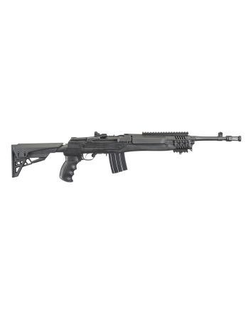 Ruger 5888 Mini-14 Tactical 5.56x45mm NATO 20+1 16.12"Threaded Barrel w/Flash Suppressor, Blued Alloy Steel, ATI Strikeforce 6 Position Stock, Includes Picatinny Rail, 2 Magazines, Scope Rings