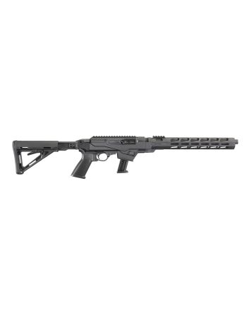Ruger 19122 PC Carbine9mm Luger 17+1 16.12" Threaded/Fluted Barrel, Type III Hard Coat Anodized Aluminum Alloy Receiver, Adjustable Magpul MOE Stock, M-LOK Accessory Slots, Optics Ready