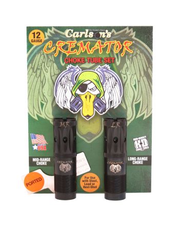 Carlson's Choke Tubes 11542 CrematorWinchester 12 Gauge Mid/Long Range Ported 17-4 Stainless Steel