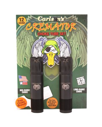 Carlson's Choke Tubes 11622 CrematorBrowning Invector Plus 12 Gauge Mid/Long Range Non-Ported 17-4 Stainless Steel