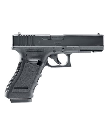 Umarex Glock Air Guns 2255208 Glock 17 Gen3 CO2 177 BB 18+1 4.48" Black Polymer Grips