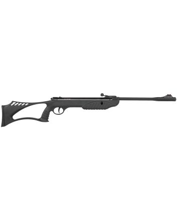 Umarex Ruger Air Guns 2244020 Explorer Youth Spring Piston 177 Pellet 1rd Black Rec/Barrel Black All Weather Thumbhole Stock