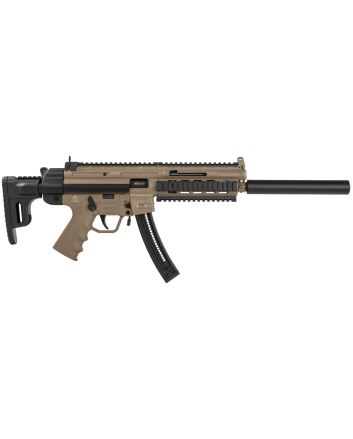 GSG GSG215GERGGSG1622T GSG-16Full Size 22 LR 22+1 16.25" Black Tan Polymer Receiver Black Collapsible w/Storage Compartment Stock Right Hand