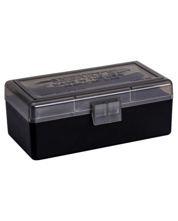 Berry's 92948 Ammo Box38Special/357Mag Smoke/Black Polypropylene 50rd
