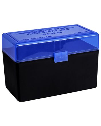 Berry's 82467 Ammo Box243/308Win Blue/Black Polypropylene 50rd