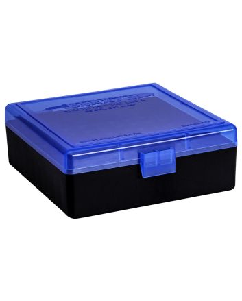 Berry's 95182 Ammo Box38Special/357Mag Blue/Black Polypropylene 100rd