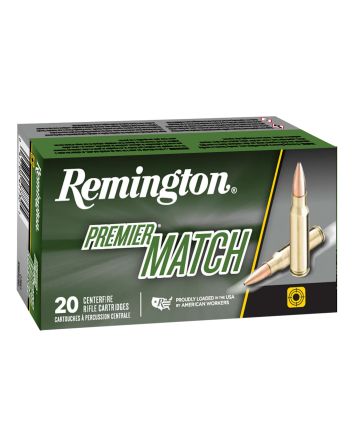 Remington Ammunition 27673 Premier Match 6.5PRC 145gr Berger Open Tip Match 20 Per Box/10 Case