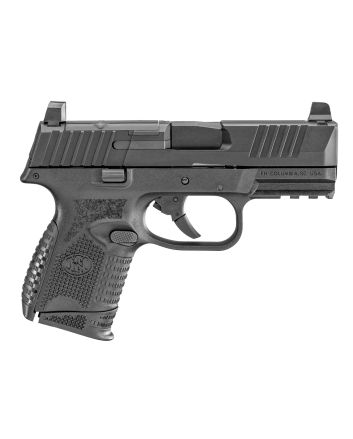 FN 66100571 509C MRD 9mm Luger 15+1/12+1, 3.70" Black Recessed Target Crown Steel Barrel, Black PVD Optic Ready/Serrated Steel Slide &amp; Polymer Frame w/Picatinny Rail, Ambidextrous