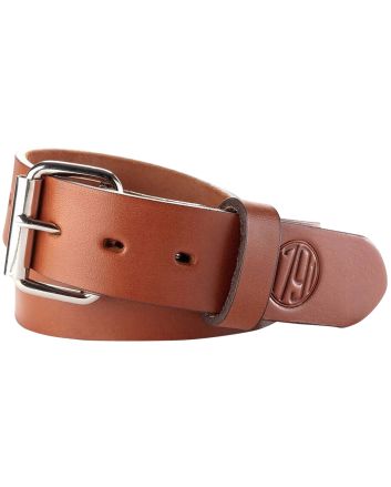 1791 Gunleather BLT014044CBRA 01Gun Belt Classic Brown Leather 40/44 1.50" Wide Buckle Closure
