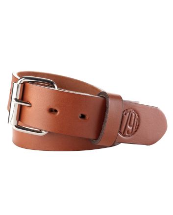 1791 Gunleather BLT014246CBRA 01Gun Belt Classic Brown Leather 42/46 1.50" Wide Buckle Closure